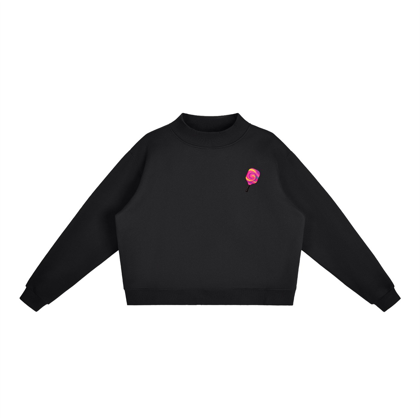 Essential Fleece Mock-Neck Crew Sweatshirt - Image 5