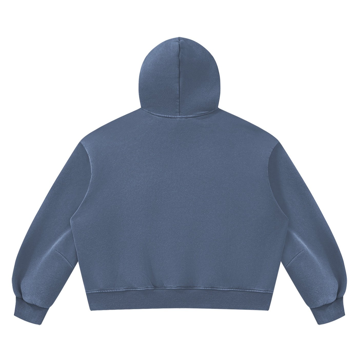 Unisex Vintage Wash Boxy Fleece Hoodie - Image 8