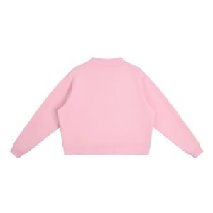 Essential Fleece Mock-Neck Crew Sweatshirt