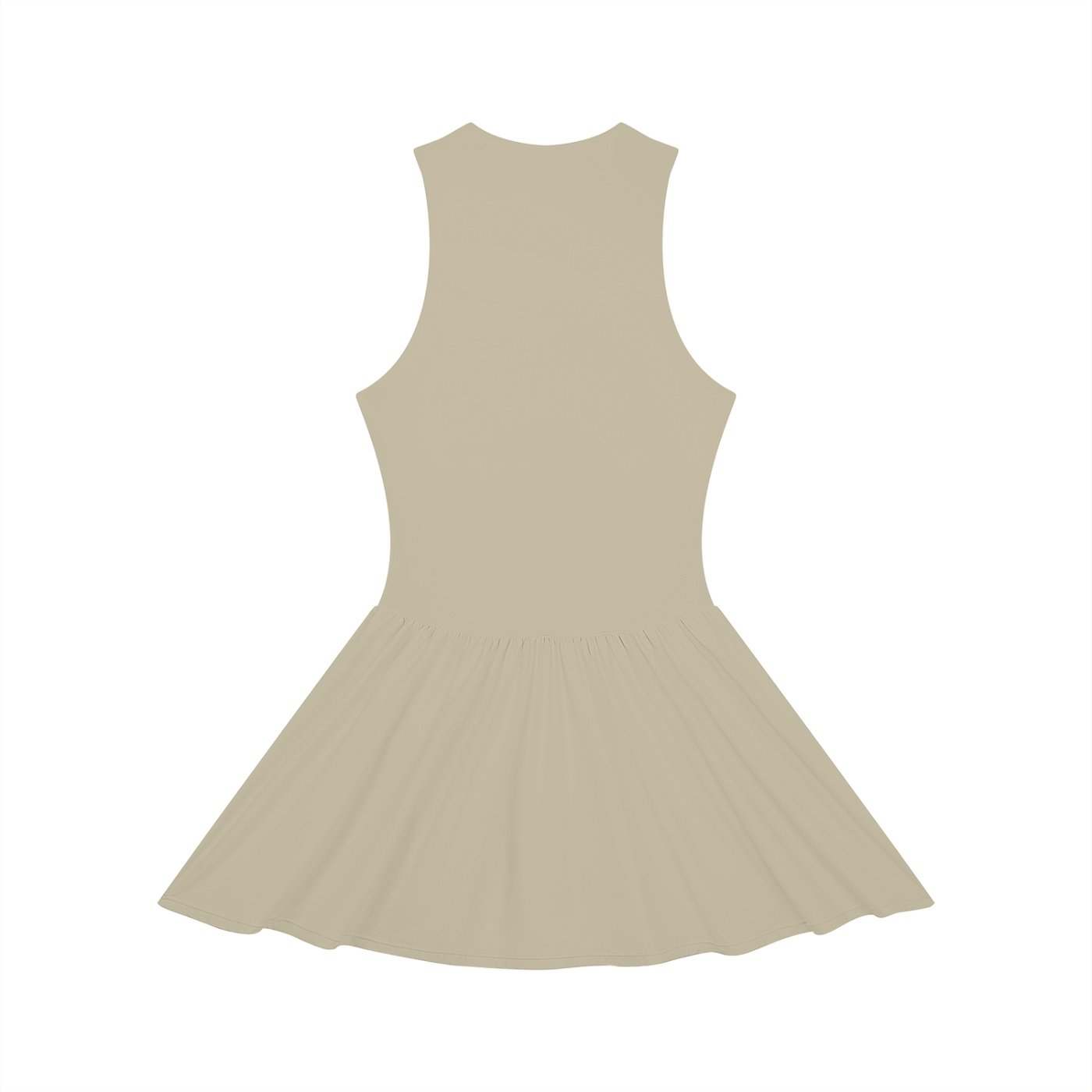 Women’s Ruched Sleeveless Full-Zip Dress - Image 6