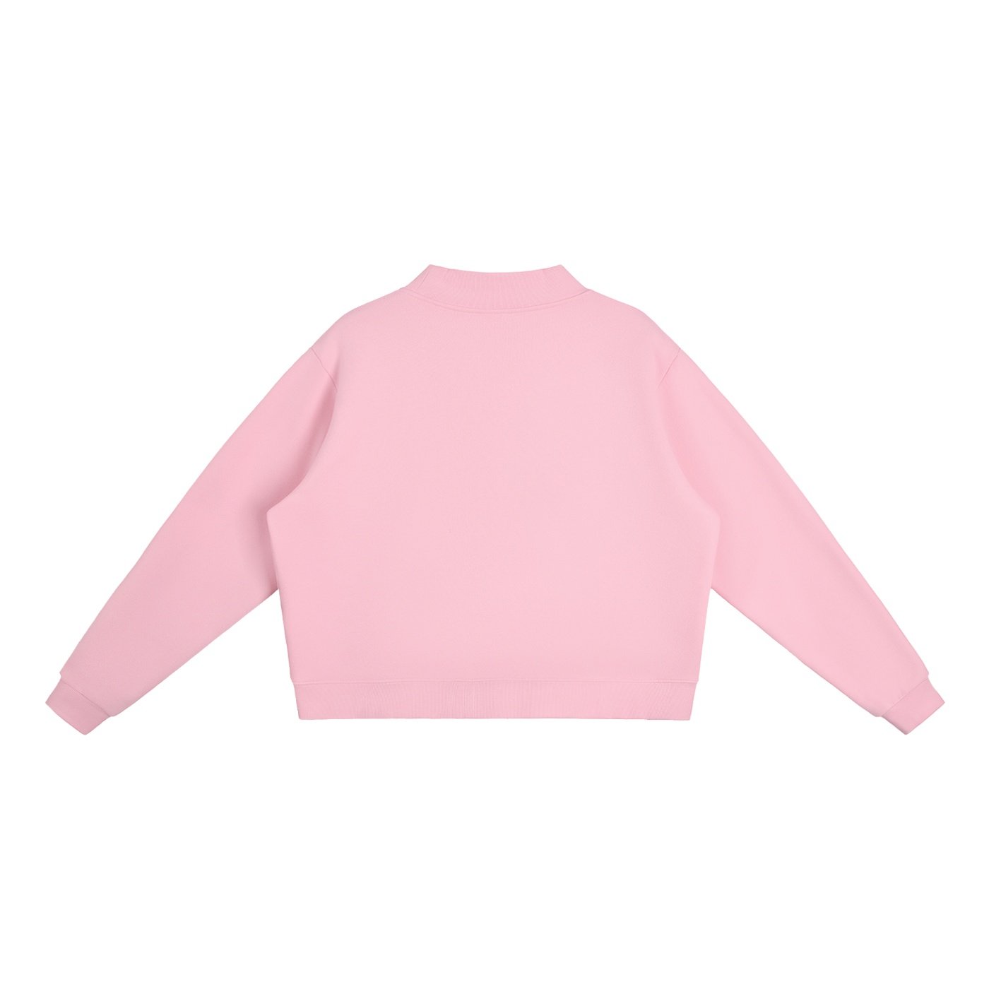 Essential Fleece Mock-Neck Crew Sweatshirt - Image 2