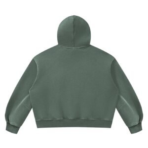 Unisex Vintage Wash Boxy Fleece Hoodie