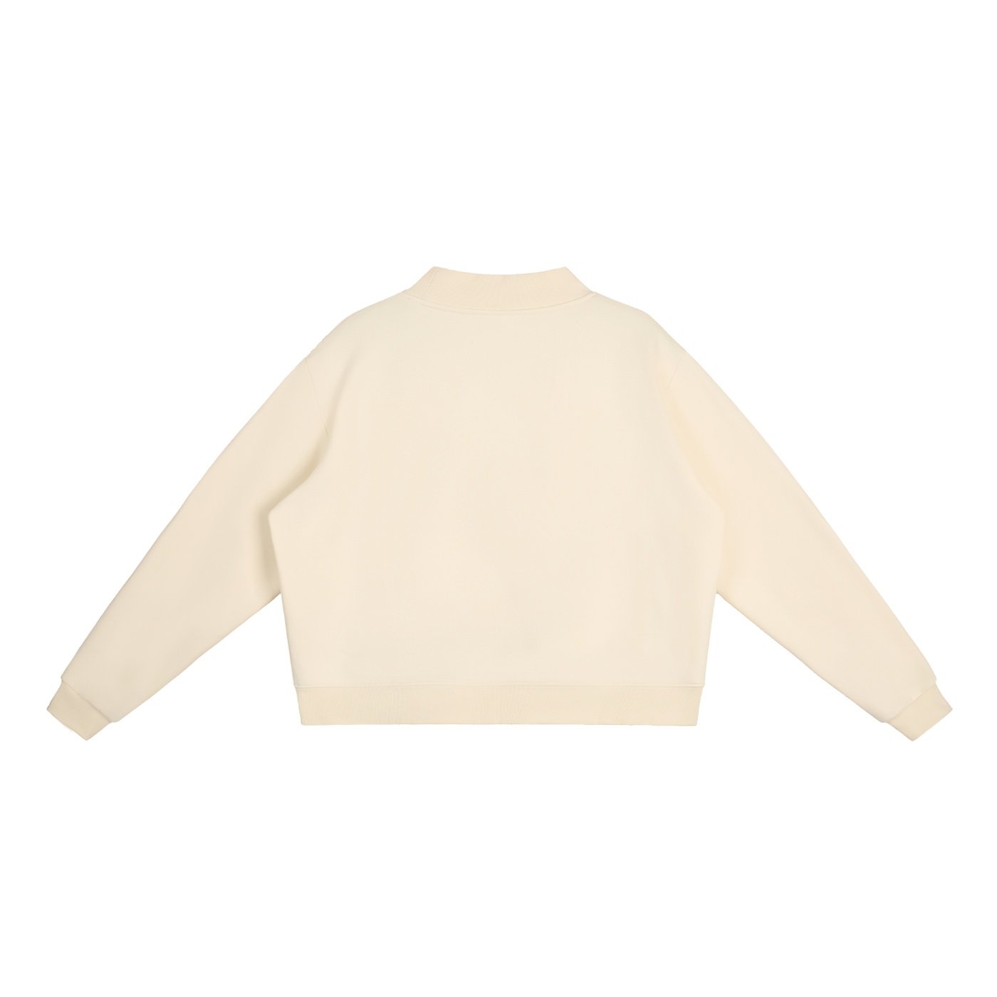 Essential Fleece Mock-Neck Crew Sweatshirt - Image 4