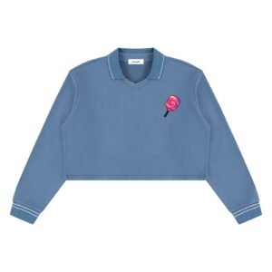 Women’s Crop Collared Sweatshirt