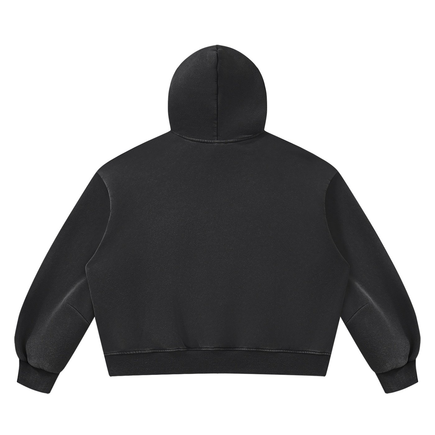 Unisex Vintage Wash Boxy Fleece Hoodie - Image 6