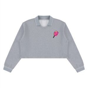 Women’s Crop Collared Sweatshirt