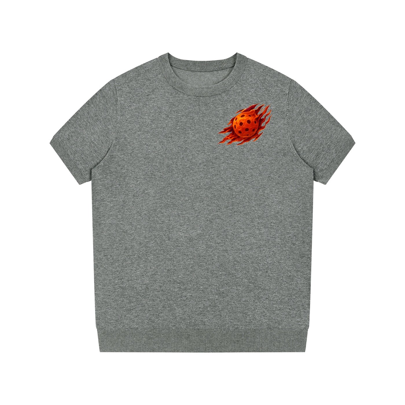 Unisex Crewneck Knit T-Shirt - Image 5