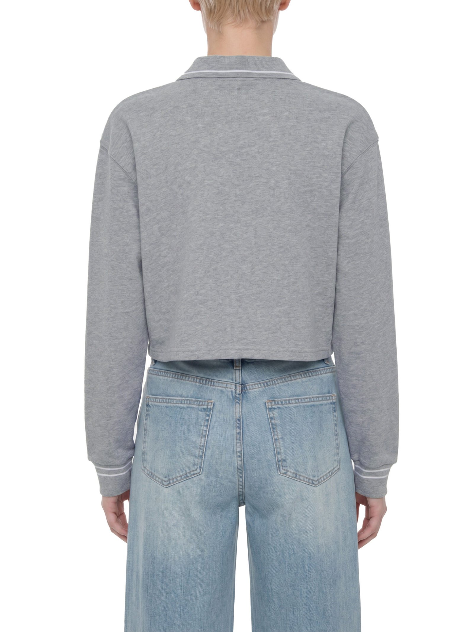 Women’s Crop Collared Sweatshirt - Image 8
