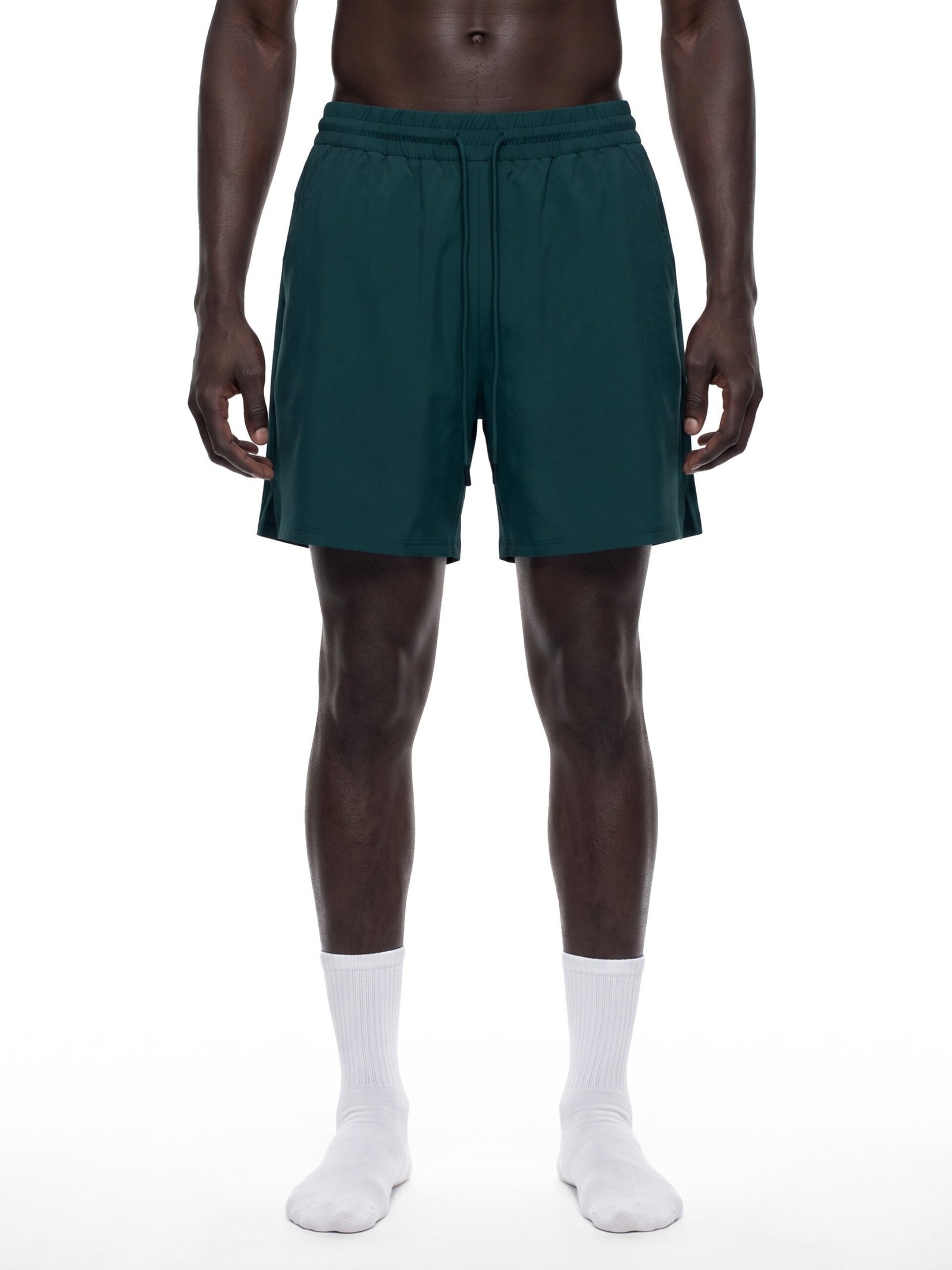 Men's Pocketed Compression-Lined Performance Shorts - Image 7