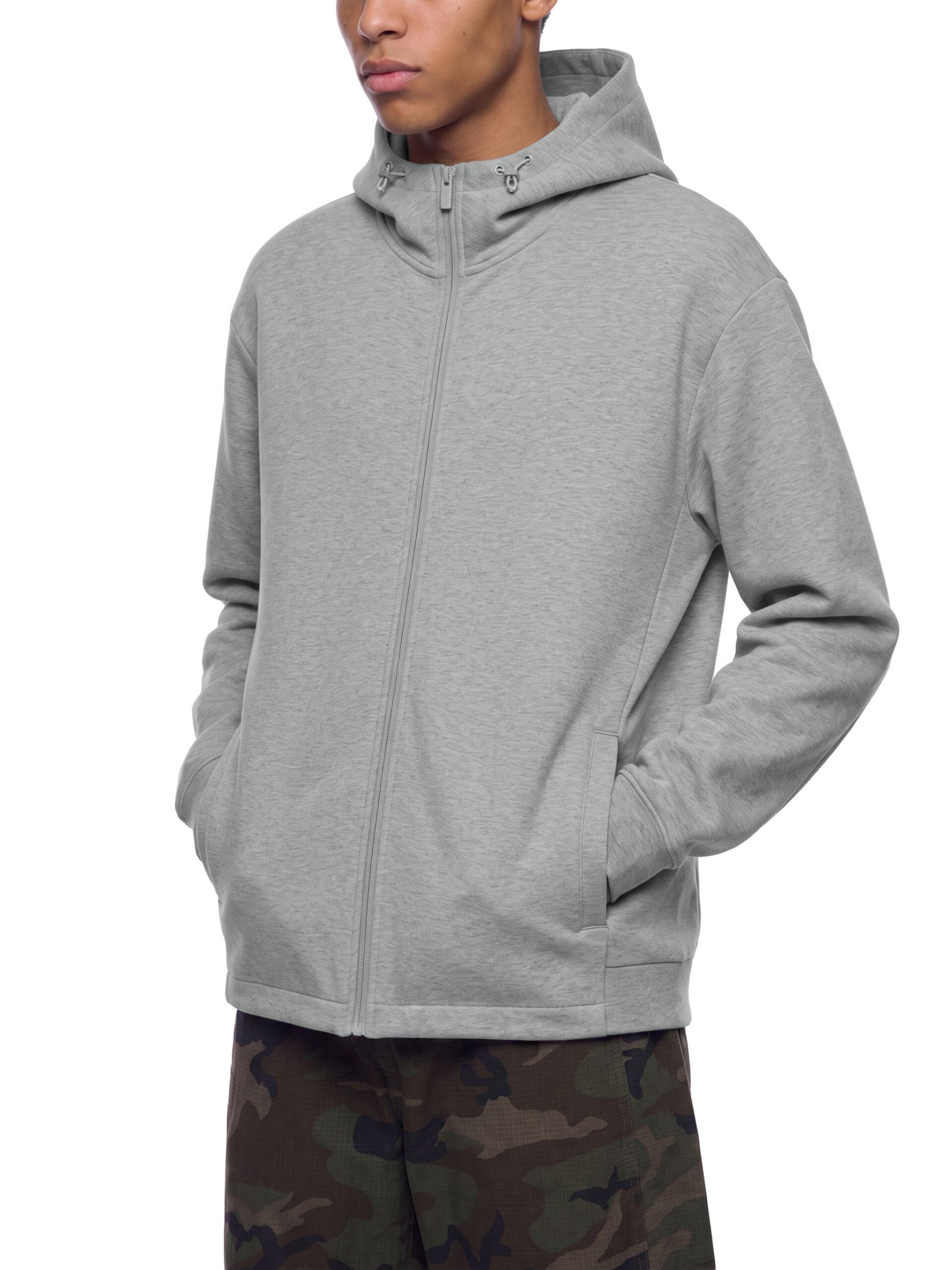 Unisex Regular Fit Full Zip Hoodie - Image 10